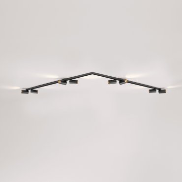 Nova Luce Oso - Applique murale - 150 x 150 x 10,5 cm - noir