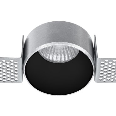 Nova Luce Brad - spot encastrable sans garniture - Ø 65 mm, Ø 72 mm encastrable - noir