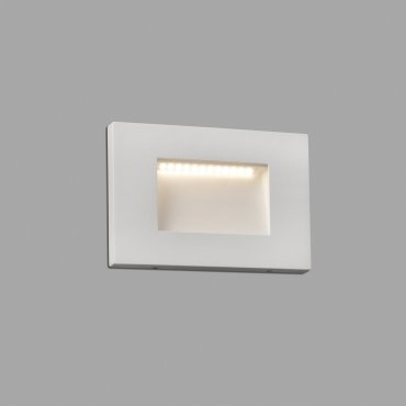 Faro Spark II - applique encastrée - 10,5 x 7,5 cm - 5W LED inclus - IP65 - blanc mat