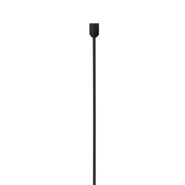 Nova Luce Zed - système de rail magnétique tubulaire - Ø 2 x 70 cm - noir sable