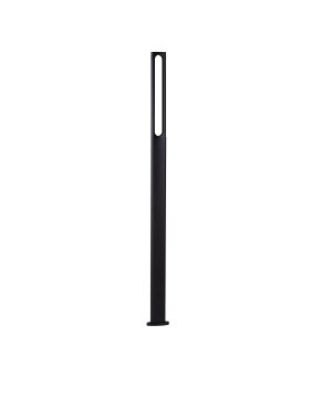Nova Luce Dira - lampe de jardin - 11,5 x 200 x 6,5 cm - 11W LED inclus - IP65 - anthracite foncé