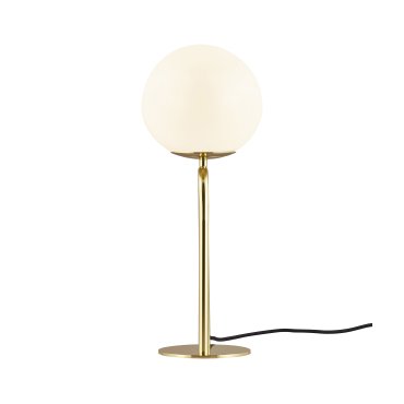 Design for the People Shapes - lampe à poser - Ø 22 x 47 cm - blanc et laiton