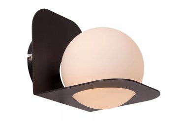Lucide Davy - applique murale - 14 x 16 x 16,7 cm - IP44 - noir