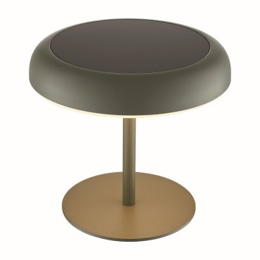 Nordlux Elmer Solar - lampe de table d'extérieur avec batterie - Ø 13 x 17 cm - 3 niveaux de gradation - 2W LED inclus - IP44 - vert