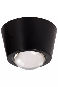 Lucide Rigon - plafonnier - Ø 9 x 6,6 cm - 6W LED inclus - noir