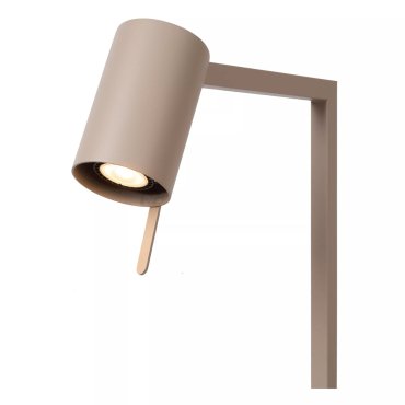 Lucide Lesley - lampadaire - 34 x 20 x 130 cm - taupe