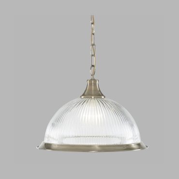 Searchlight American Diner - lampe suspendue - Ø 34 x 78 cm - laiton antique