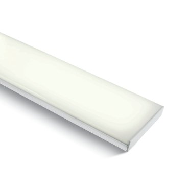 ONE Light LED Linear Floating Light - plafonnier - 120 x 12 x 2 cm - 48W LED inclus - blanc - couleur de lumière blanche