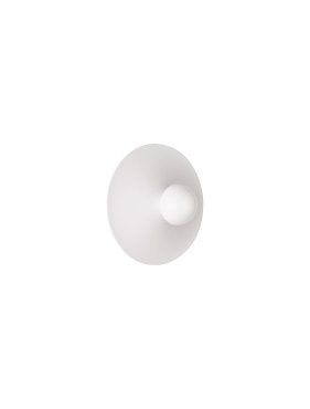Nova Luce Edem - applique murale - Ø 25 x 11 cm - 9W LED inclus - blanc sablé