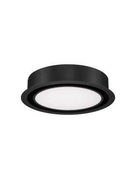 Nova Luce Perfect Profile Trimless - spot encastré - Ø 400 mm, 475 mm encastré - 24W LED dimmable inclus - 3000K - noir