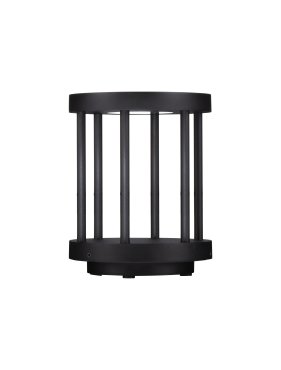 Nova Luce Nereus - lampe de jardin - Ø 16 x 20 cm - 8W LED inclus - IP65 - anthracite foncé