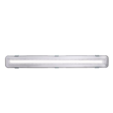 Nordlux Works LED Batten - 65,3 cm - 1x 10W LED inclus - IP65 - gris