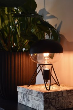 Calex Tripod - lampe à poser - Ø 21 x 16,5 cm - noir