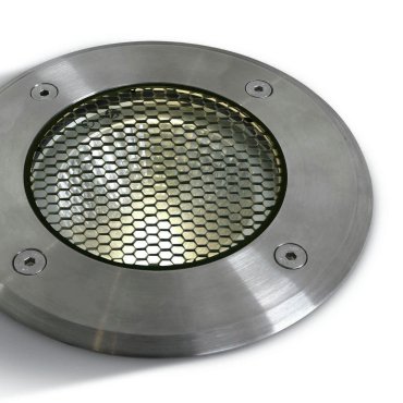 ONE Light COB Inground Range - spot extérieur - Ø 145 mm, Ø 132 encastré - 20W LED dimmable inclus - IP67 - acier inoxydable - couleur blanc chaud