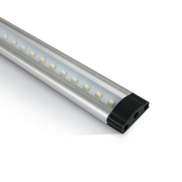 ONE Light LED Shelf System - profilé - 100 x 2,5 x 0,9 cm - 10W LED dimmable inclus - aluminium et noir - 3000K