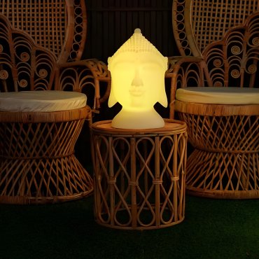 New Garden Goa - lampe de table rechargeable - Ø25 x 40 cm - 0,5W dimmable LED inclus - IP54 - blanc