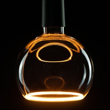 Segula Ampoule LED - Floating Line - Ø 12,5 x 16,5 cm - E27 - 6W dimmable - 1900K - ambre