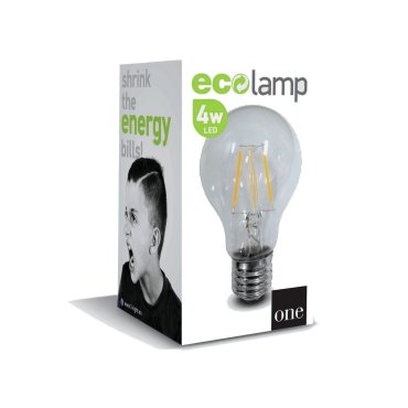 ONE Light Ampoule LED rétro - Ø 6 x 10,5 cm - E27 - 4W - non-dimmersible - 2700K