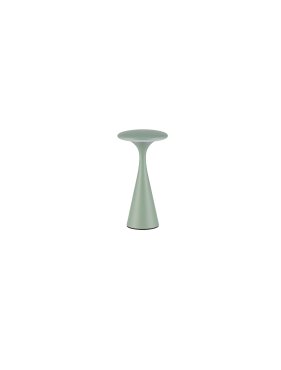 Nova Luce Grigio - lampe de table rechargeable pour extérieur - Ø 10,1 x 19,7 cm - IP54 - vert sauge
