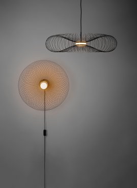 VK Lighting Synnefo - lampe suspendue - Ø 74 x 146,5 cm - 8W LED inclus - or