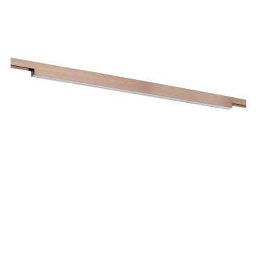 Lucide Linial Glyxx - système de rails magnétiques - spot sur rail - 60,2 x 1,9 x 2,7 cm - LED 20W incl. - Fonction de gradation et couleur de lumière réglable via l'application - champagne
