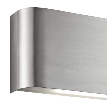 Searchlight Wall - applique murale - 18 x 8 cm - 10W LED inclus - argent satiné