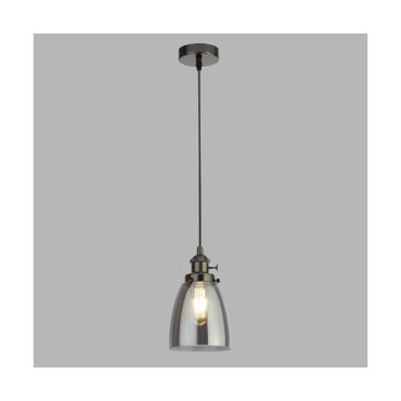 Searchlight Pendants - lampe suspendue - Ø 14 x 150 cm - noir