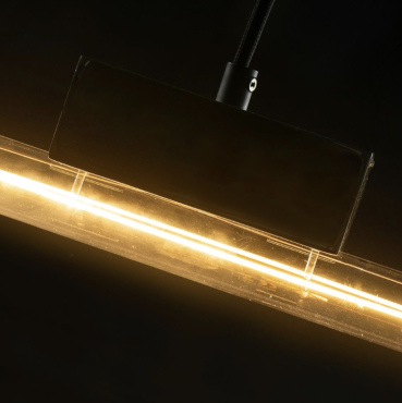Segula Ampoule LED - Linéaire - Ø 3 x 30 cm - S14d - 6,2W dimmable - 2700K - transparent