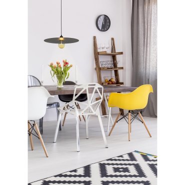 Faro Plat - lampe suspendue - Ø 50 cm - noir mat