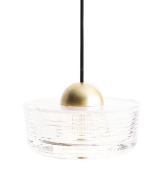 Maxlight Lipari - lampe suspendue - Ø 35 x 180 cm - 22W LED inclus - or brossé