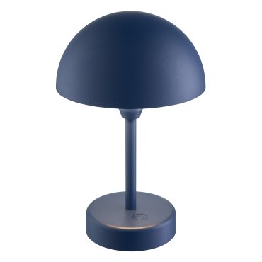 Nordlux Ellen To-Go - lampe de table extérieure sans fil avec station de charge - Ø 16 x 25 cm - 3 niveaux de gradation - 3W LED inclus - IP44 - bleue