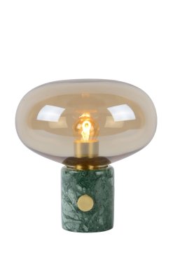 MODÈLE D’EXPOSITION - Lucide Charlize - lampe à poser - Ø 23 x 24cm - ambre