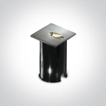 ONE Light Indoor/Outdoor Dark Light Wall Recessed - applique murale encastrée - 7 x 4,5 x 7 cm - 3W LED inclus - IP54 - aluminium