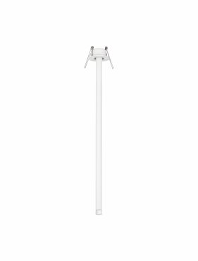 Nova Luce Stilvi - plafonnier - Ø 5 x 44 cm - 4W LED inclus - blanc sablé