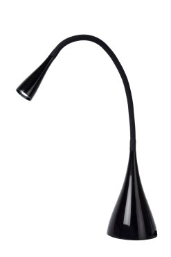 Lucide Zozy - lampe à poser - Ø 11,2 x 48,5 cm - 4W LED inclus - 3 niveaux de gradation - noir