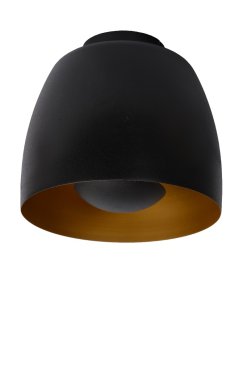 Lucide Nolan - plafonnier - Ø 24 x 21,7 cm - noir