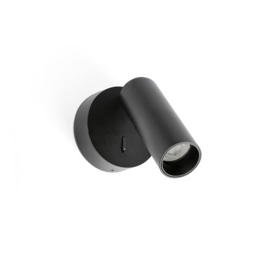 Faro Stan Slim - applique murale - Ø 4,2 x 8,7 cm - noir