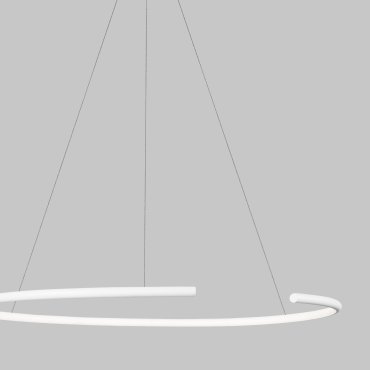 Nova Luce Breda - lampe suspendue - Ø 70 x 200 cm - 30W LED inclus - blanc sable