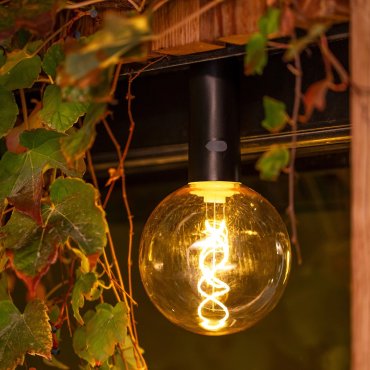 New Garden Edy - source lumineuse portable rechargeable avec télécommande - Ø12 x 23 cm - 3W dimmable LED inclus - IP54 - noir
