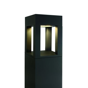 ONE Light Cage Light I - lampe de jardin - 16 x 16 x 60 cm - 22W LED inclus - IP65 - anthracite - couleur de lumière blanche