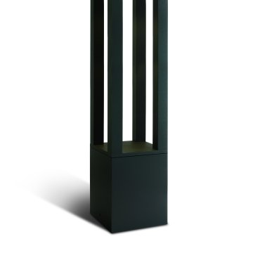 ONE Light Cage Light I - lampe de jardin - 16 x 16 x 90 cm - 22W LED inclus - IP65 - anthracite - couleur de lumière blanche