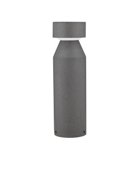 Nova Luce Lua - lampe de jardin - Ø 16 x 55,5 cm - 12W LED inclus - IP65 - noir
