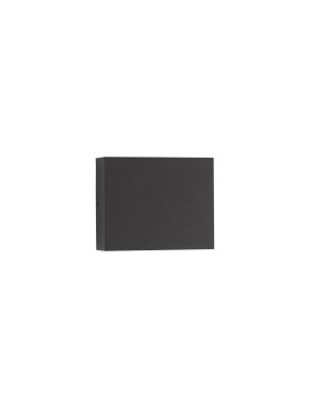 Nova Luce Dewi - applique murale extérieure - 11,8 x 9,7 x 3,8 cm - 8W LED inclus - IP65 - anthracite foncé