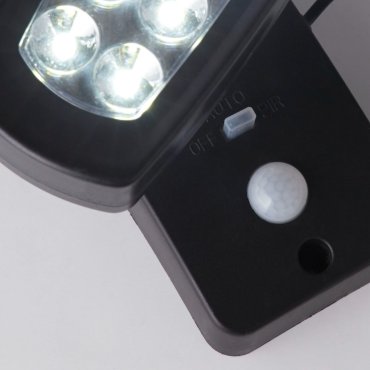 Searchlight Nila - Applique d'extérieur avec capteur solaire - 17 x 15 x 14,5 cm - 2,5W LED inclus - IP44 - anthracite
