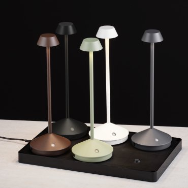 Nova Luce Base - station de charge pour 6 lampes de table - 42,5 x 3,5 x 27 cm