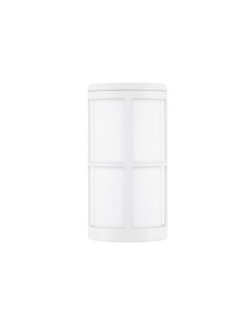 Nova Luce Stone - applique murale extérieure - Ø 12 x 23 x 15 cm - IP54 - blanc sablé