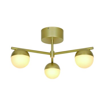 Nordlux Contina - plafonnier 3L - 48,5 x 25,3 cm - laiton brossé