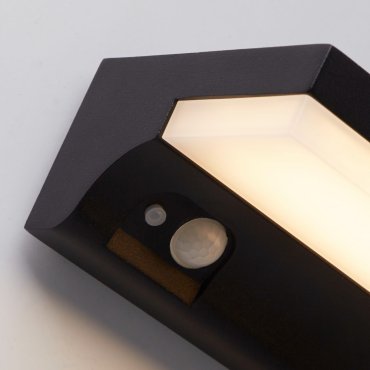 Searchlight Solly - Applique d'extérieur avec capteur solaire - 16 x 6 x 11 cm - 2W LED inclus - IP54 - noir