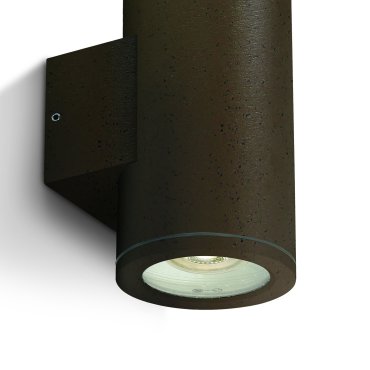 Appliques d'extérieur GU10 ONE Light - appliques d'extérieur - 8 x 17,3 cm - IP54 - brun rouille