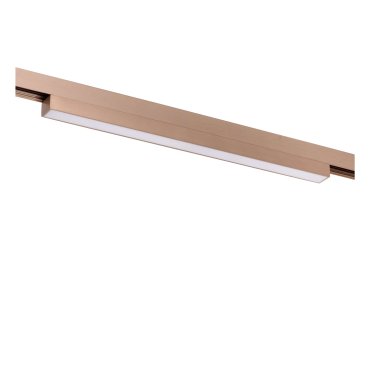Lucide Linial Glyx - système de rail magnétique - projecteur sur rail - 30,2 x 1,9 x 2,7 cm - LED 11W incluse - Fonction de gradation et couleur de lumière réglable via l'application - champagne
